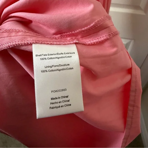 NWT ModCloth Notes of Grace Pink Tiered Poplin Maxi Dress Womens Size L - Picture 5 of 6